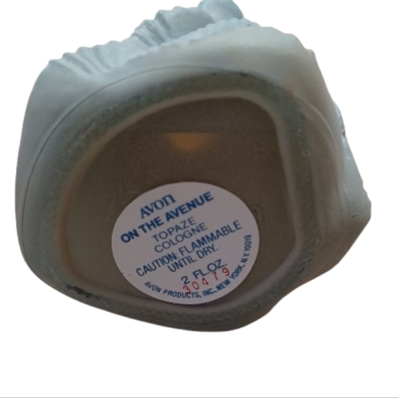 VINTAGE AVON Victorian 70s On The Avenue Topaze Cologne Decanter Perfume Bottle - Picture 11 of 11